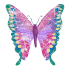 Glitter Butterfly Emoticons