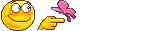 Resting Butterfly Emoticons